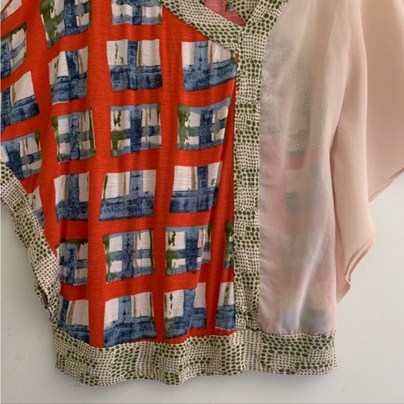 ANTHRO Vanessa Virginia Askew Kimono top sz XS - Picture 3 of 6